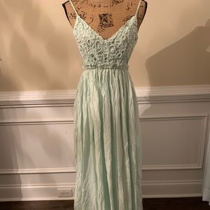 L’atiste by Amy Seafoam Mint Green Dress Small